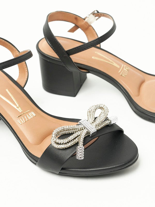 Eliana Ankle Strap Mid Heel Sandals