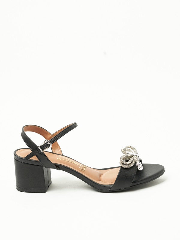 Eliana Ankle Strap Mid Heel Sandals