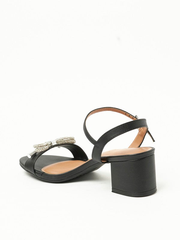 Eliana Ankle Strap Mid Heel Sandals