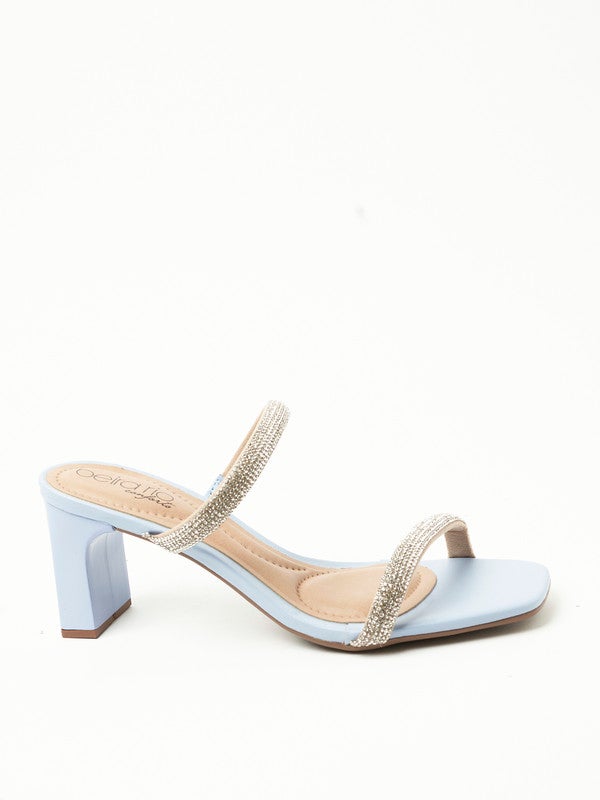 River Multi Strap Mid Heel Sandals