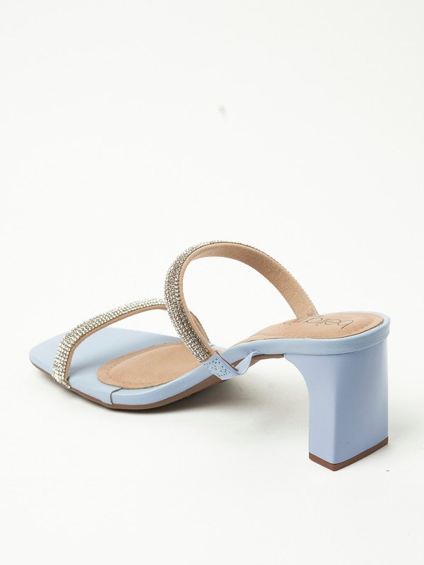 River Multi Strap Mid Heel Sandals