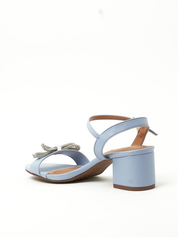 Ivy Ankle Strap Mid Heel Sandals