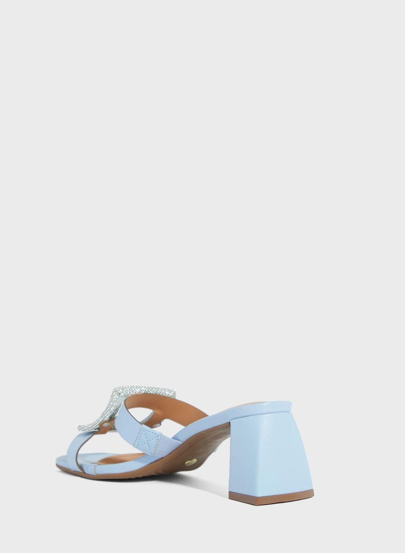 Everleigh Multi Strap Mid Heel Sandals