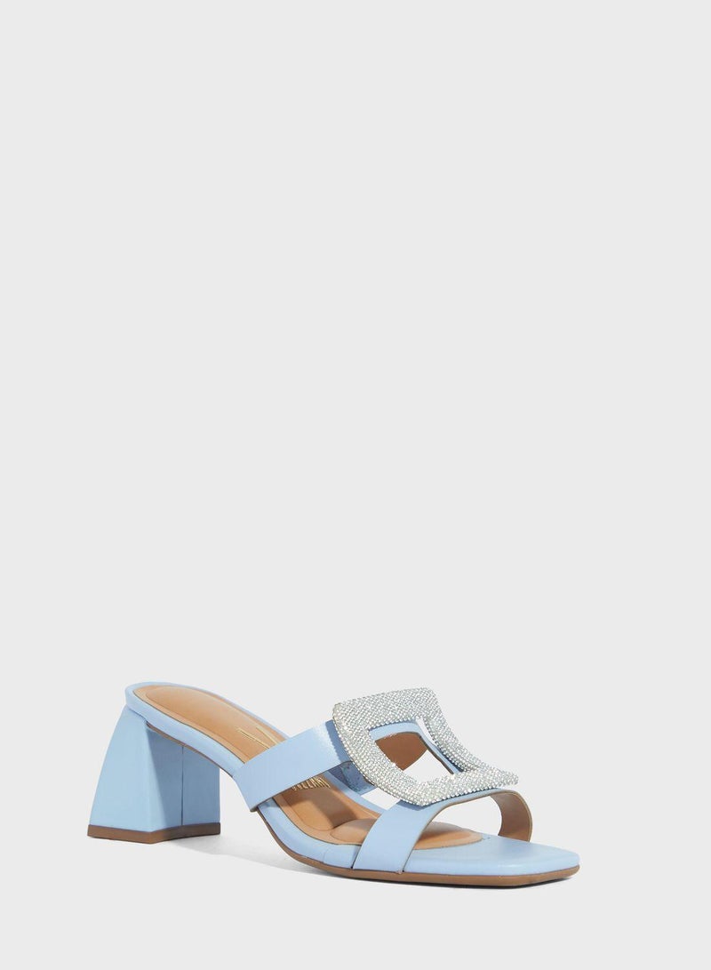 Everleigh Multi Strap Mid Heel Sandals