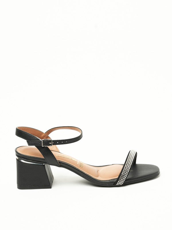 Madelyn Ankle Strap Mid Heel Sandals