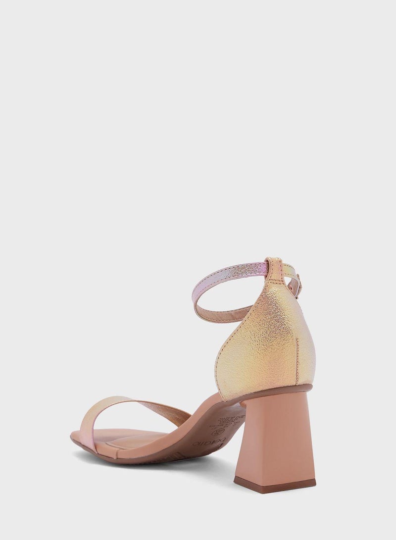 Ashley Multi Strap Mid Heel Sandals