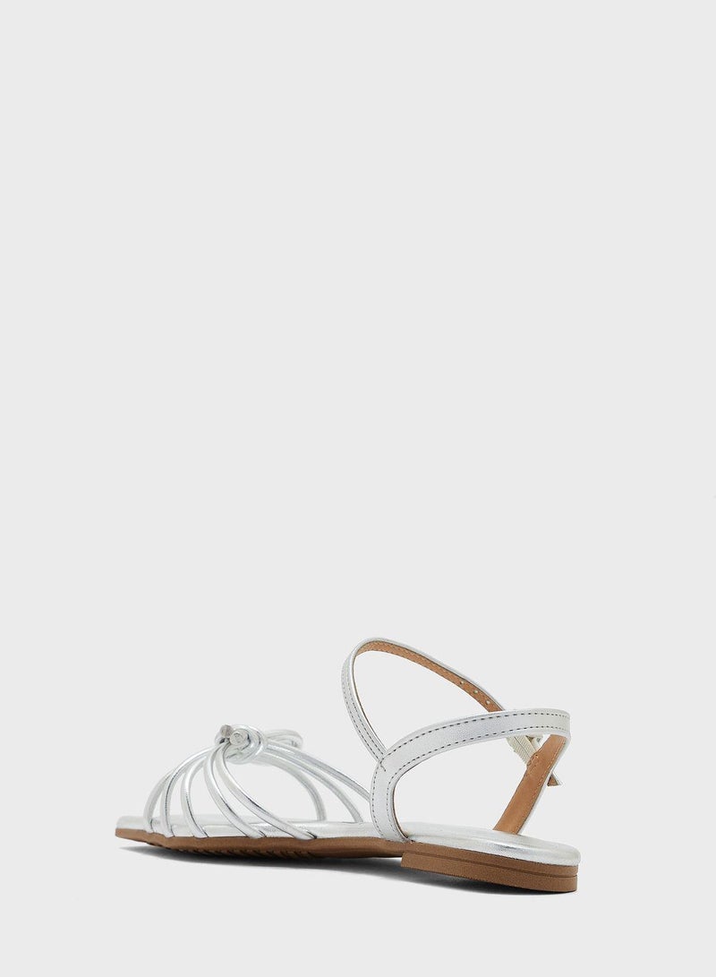 Lydia Ankle Strap Low Heel Sandals