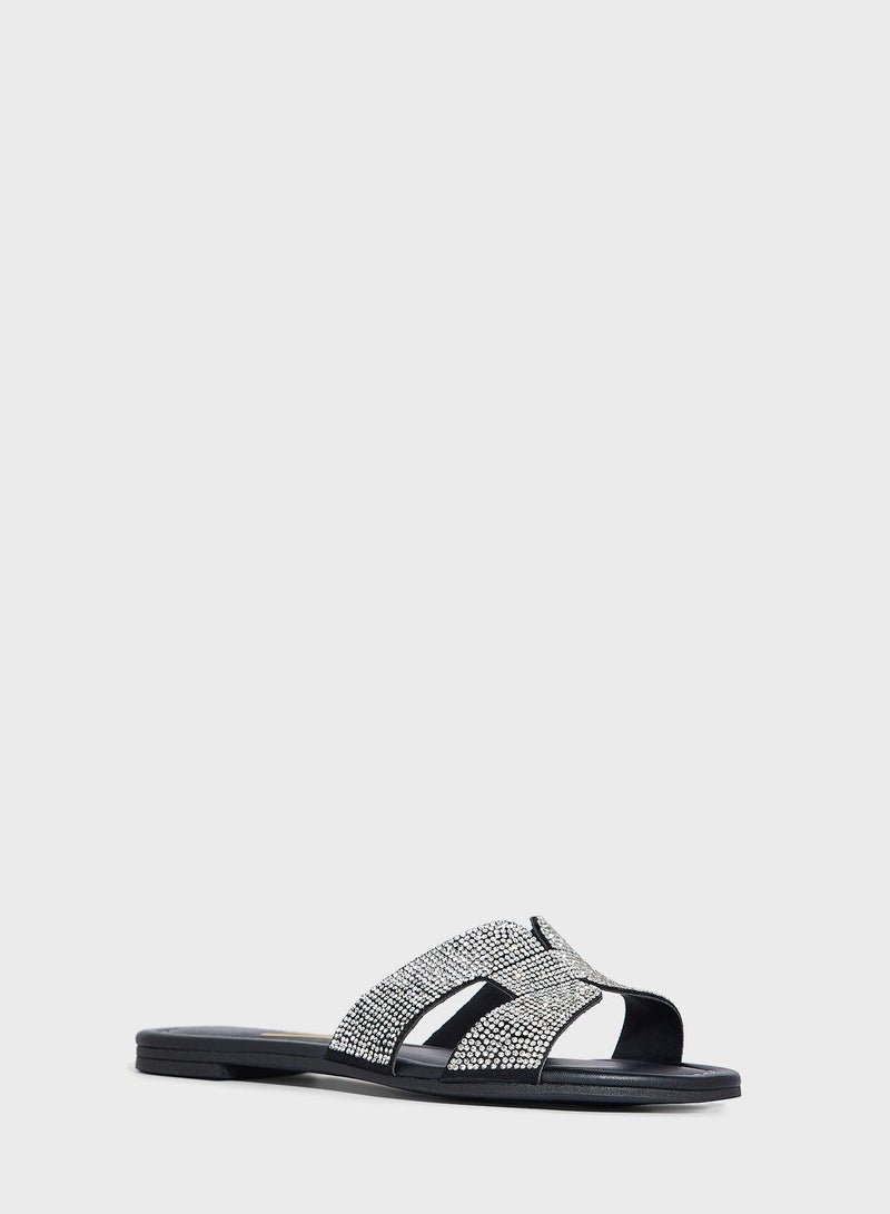 Zoey Multi Strap Low Heel Sandals