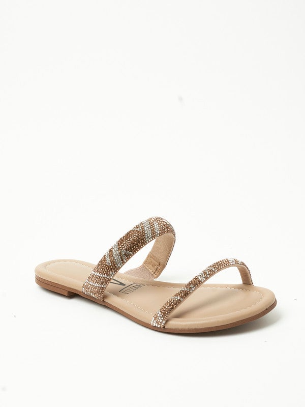 Mila Multi Strap Low Heel Sandals