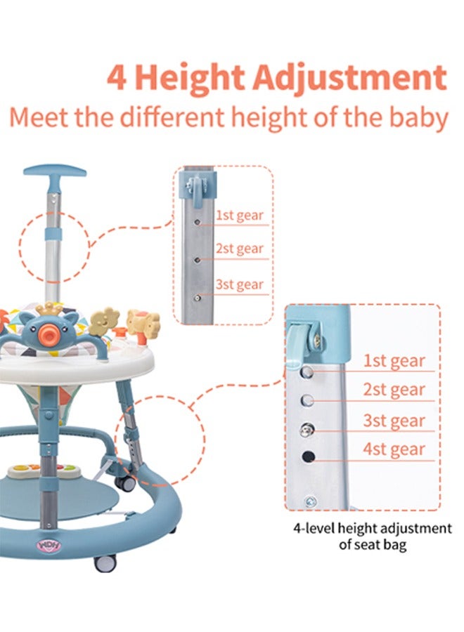 Multifunctional, Lightweight, Foldable Baby Walker, 6 - 12 Months