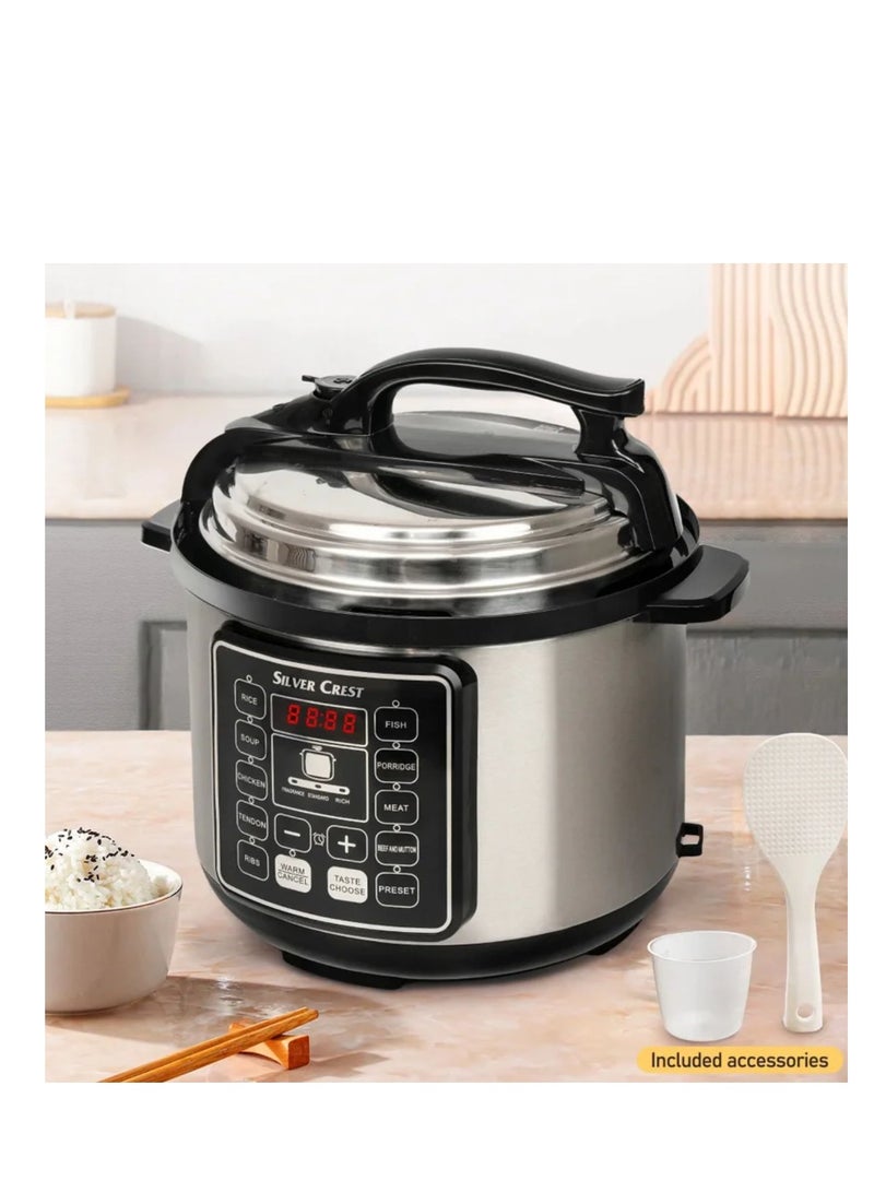 Silver Crest- 6 Litre Electric Pressure Cooker