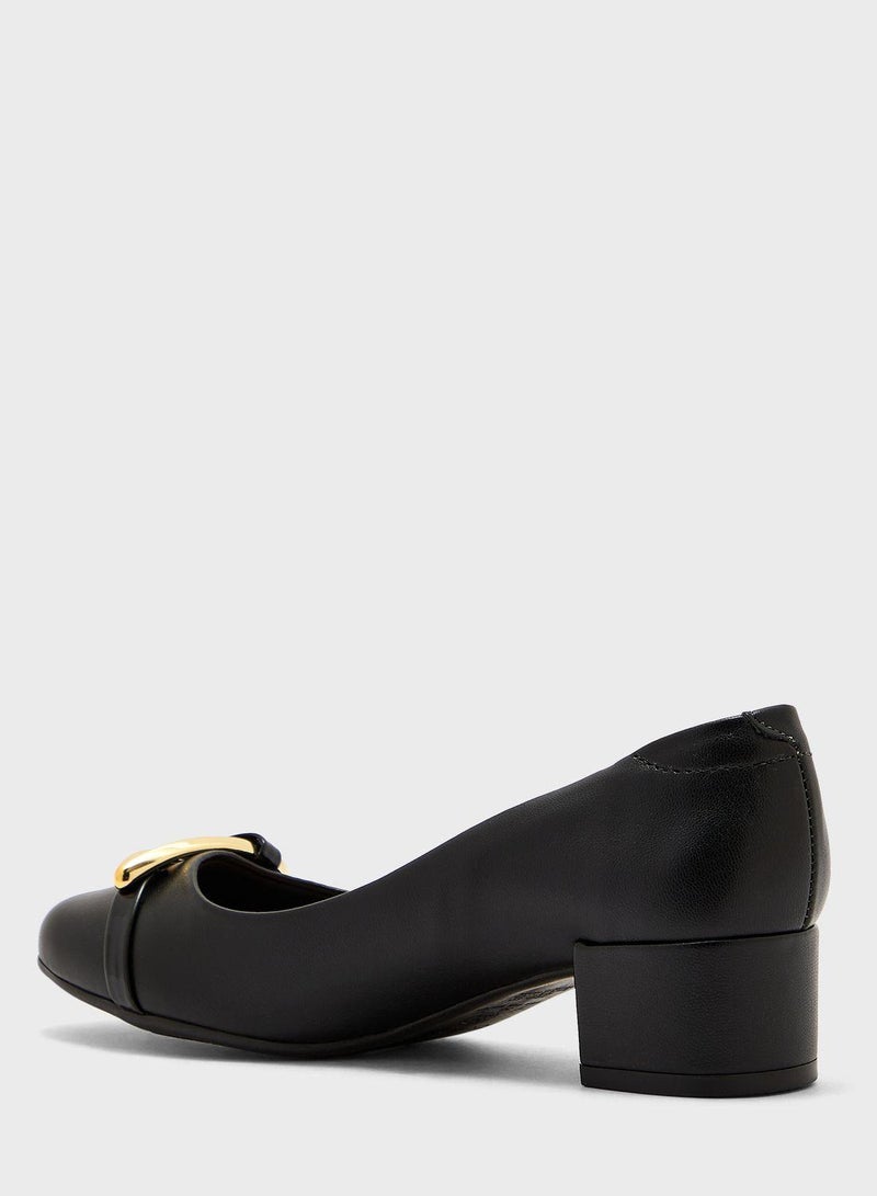 Destiny Close Toe Mid Heel Pumps