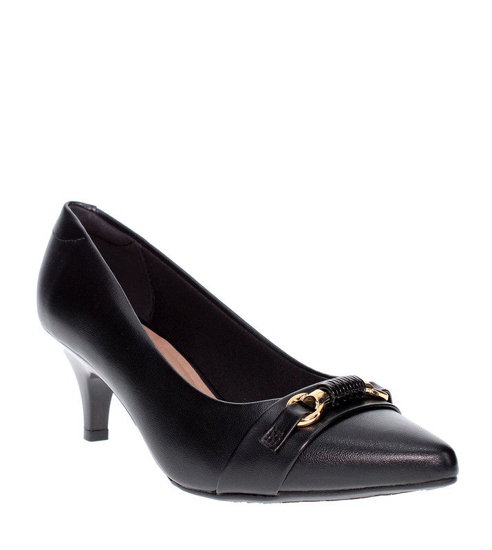 Cali Pointed Toe Mid Heel Pumps