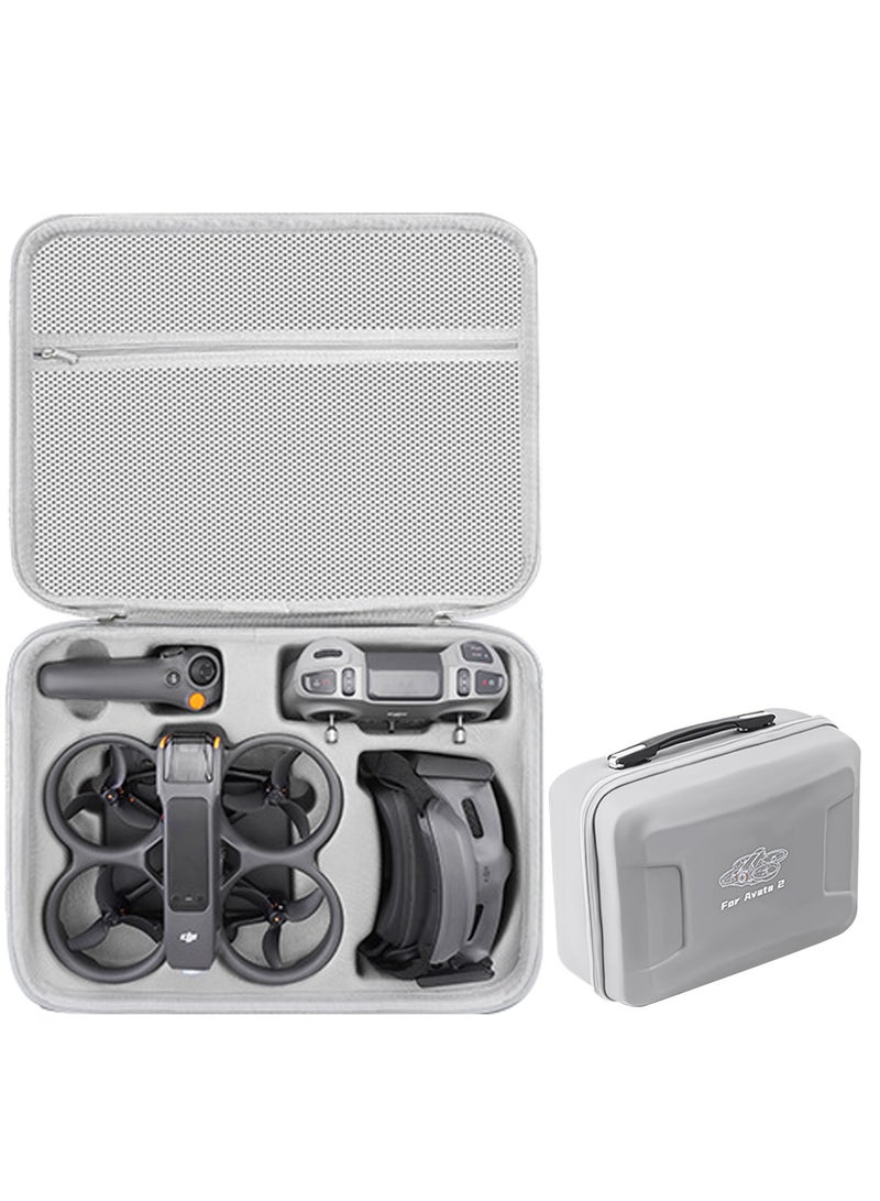 Waterproof Hard Case for DJI Avata 2 Fly More Combo, Portable Travel Carrying Case for DJI Goggles 3/RC Motion 3/FPV Remote Controller 3 Accessories