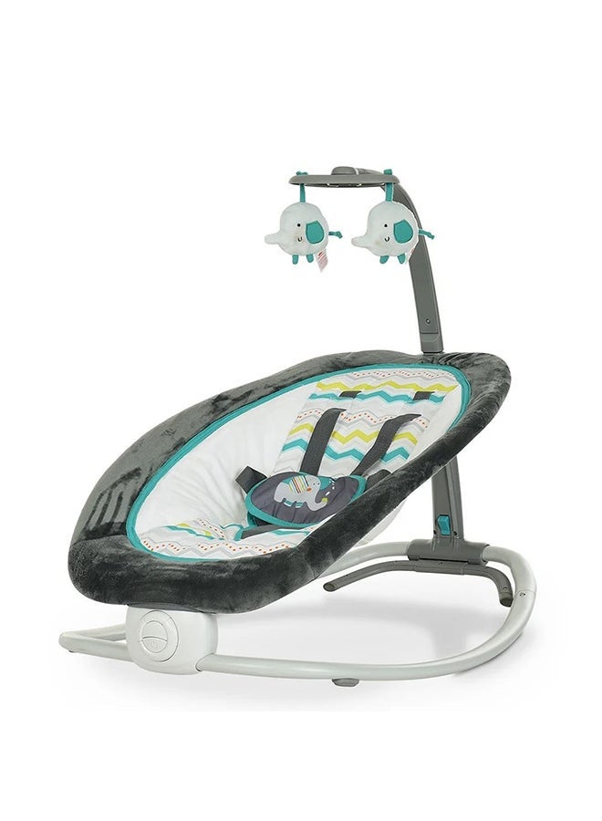 Portable Baby Rocker with Hanging Soft Toys