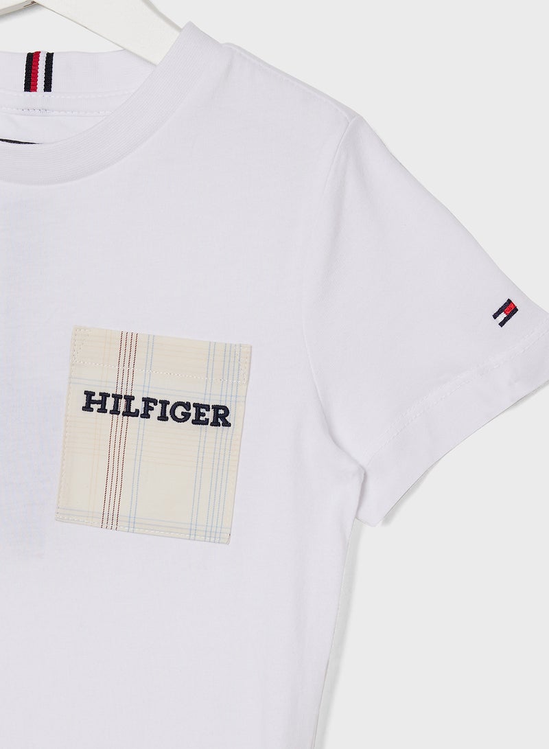 Kids Pocket Detail T-Shirt