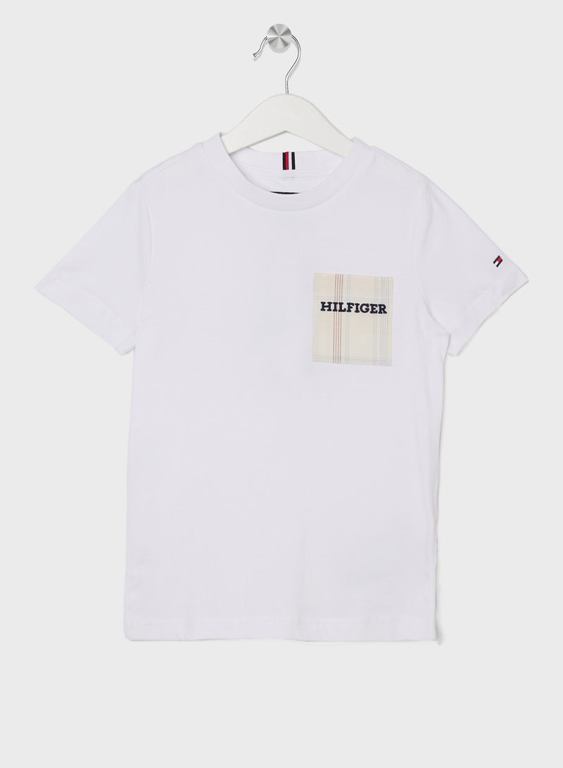 Kids Pocket Detail T-Shirt