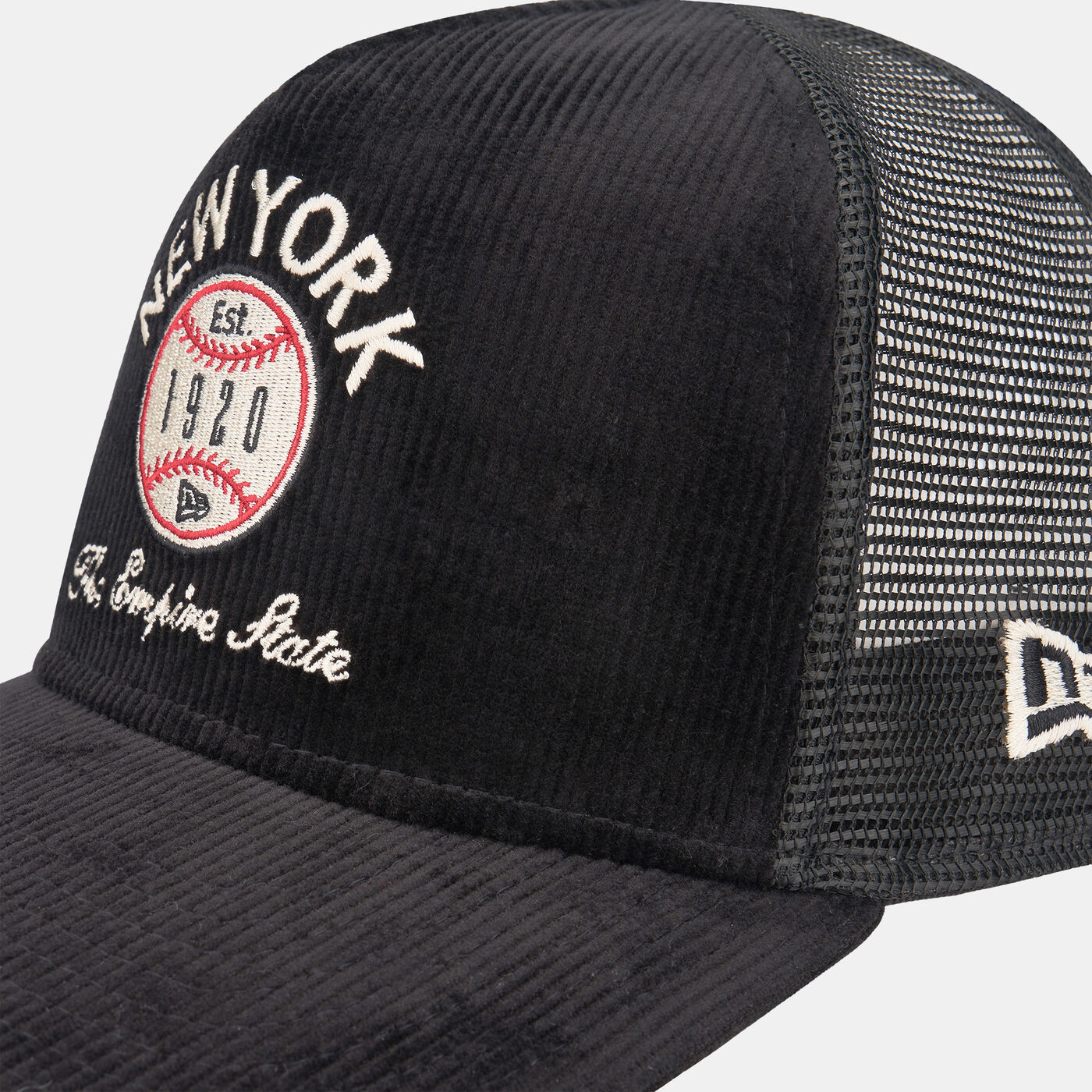 Men's Corduroy Graphic Trucker Cap