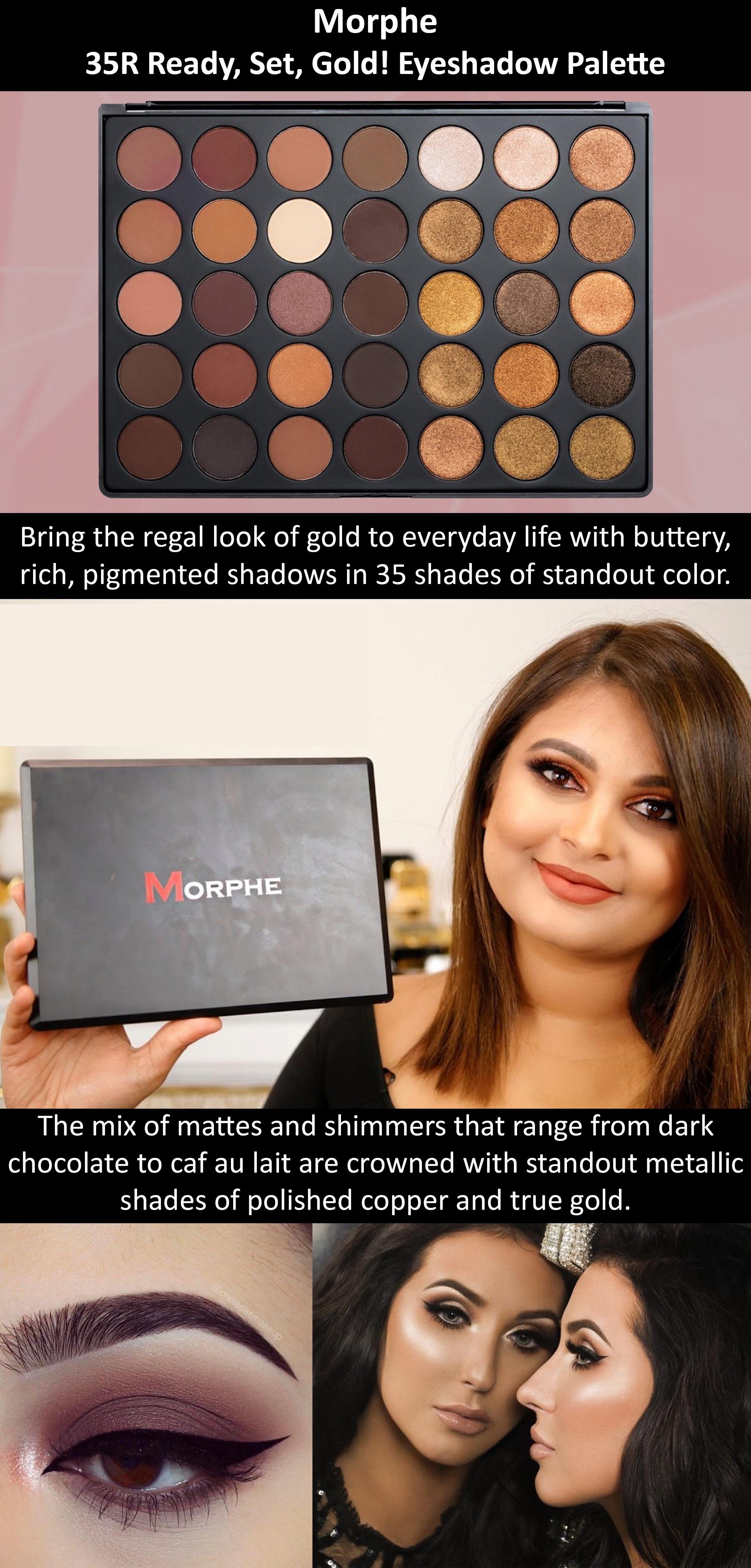 35R Ready, Set, Gold! Eyeshadow Palette Brown/Gold