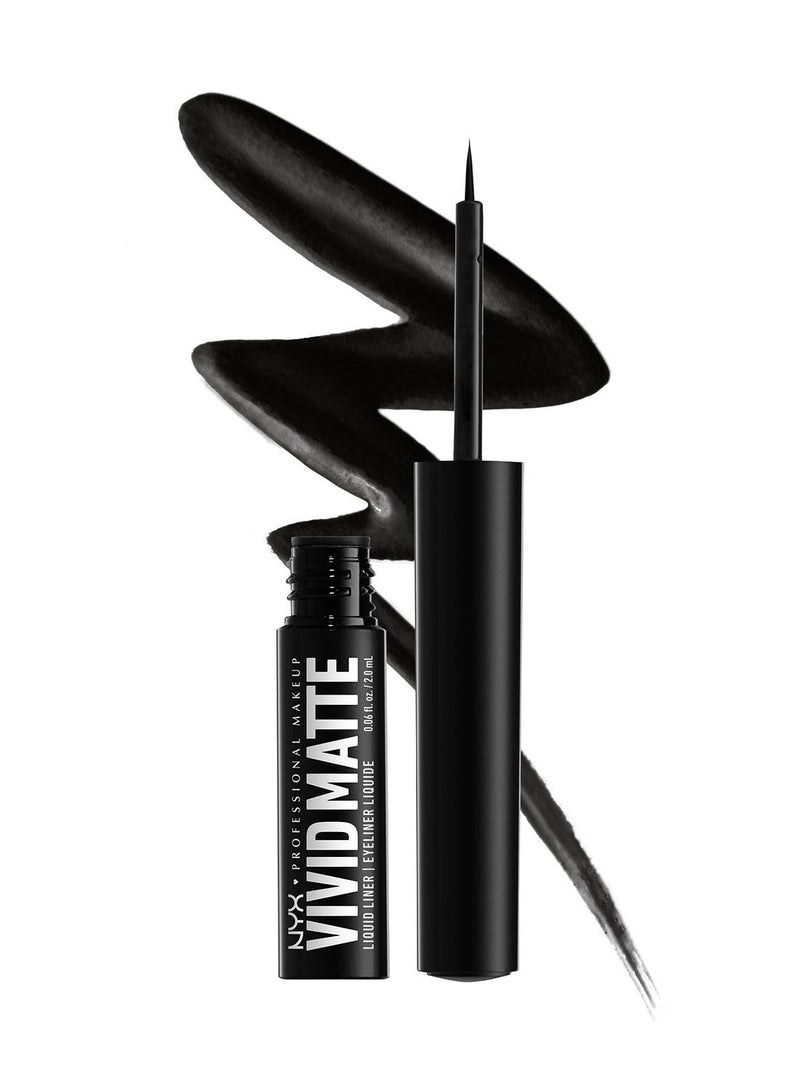 Vivid Matte Liquid Liner - Black