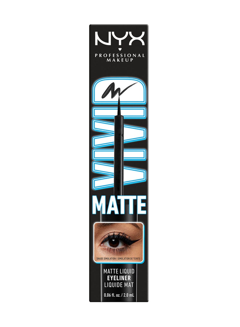 Vivid Matte Liquid Liner - Black