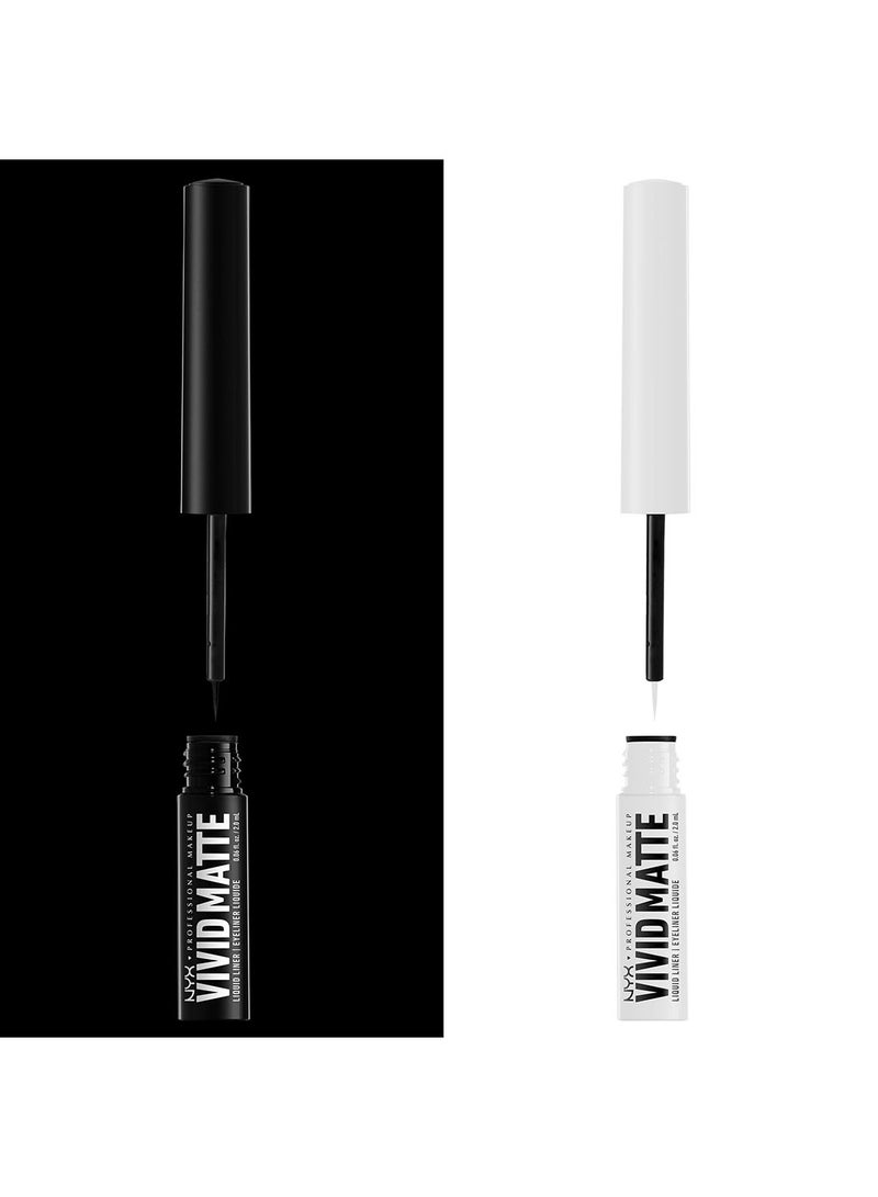 Vivid Matte Liquid Liner - Black
