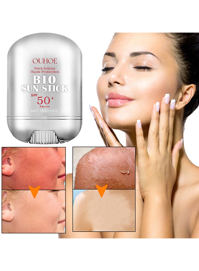 Bio Sun Stick Pro SunScreen, SPF50+ PA+++ Anti Wrinkle Unisex Sun Stick, Anti Wrinkle Unisex Sun Stick Not Harm The Skin