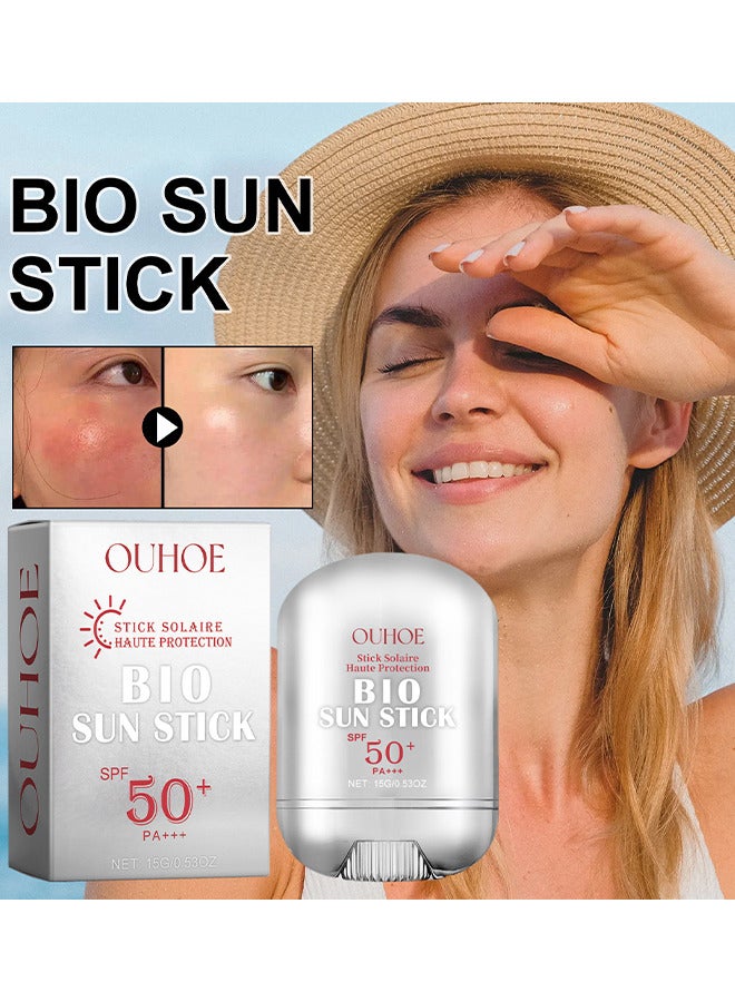 Bio Sun Stick Pro SunScreen, SPF50+ PA+++ Anti Wrinkle Unisex Sun Stick, Anti Wrinkle Unisex Sun Stick Not Harm The Skin