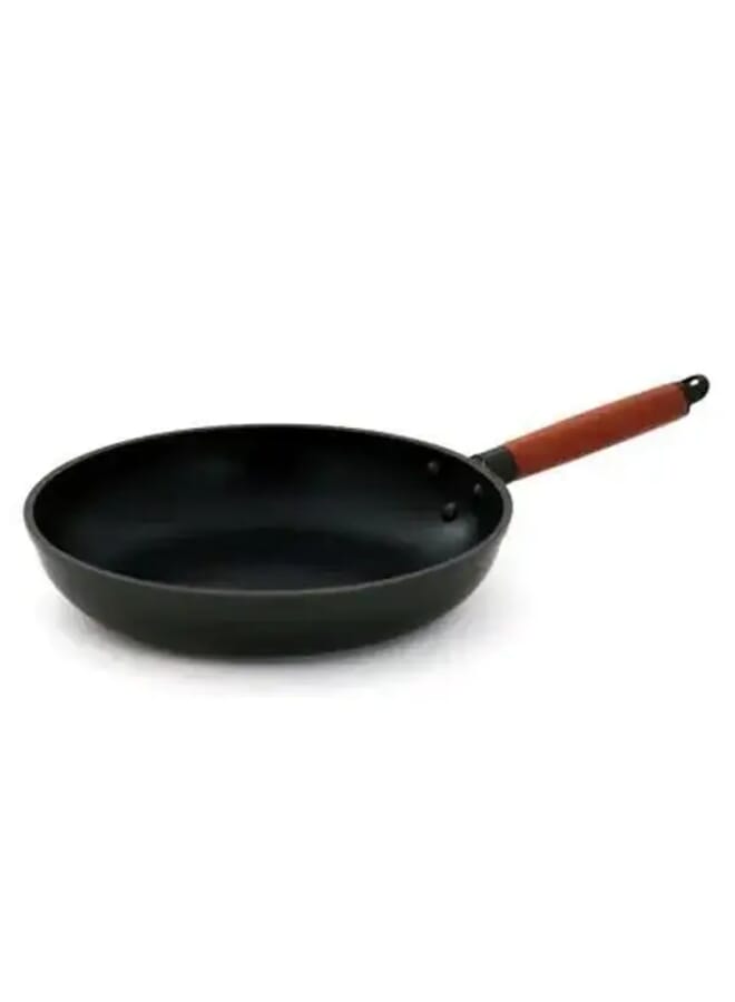 Rocky Frying Pan Black Hand Brown 26 cm