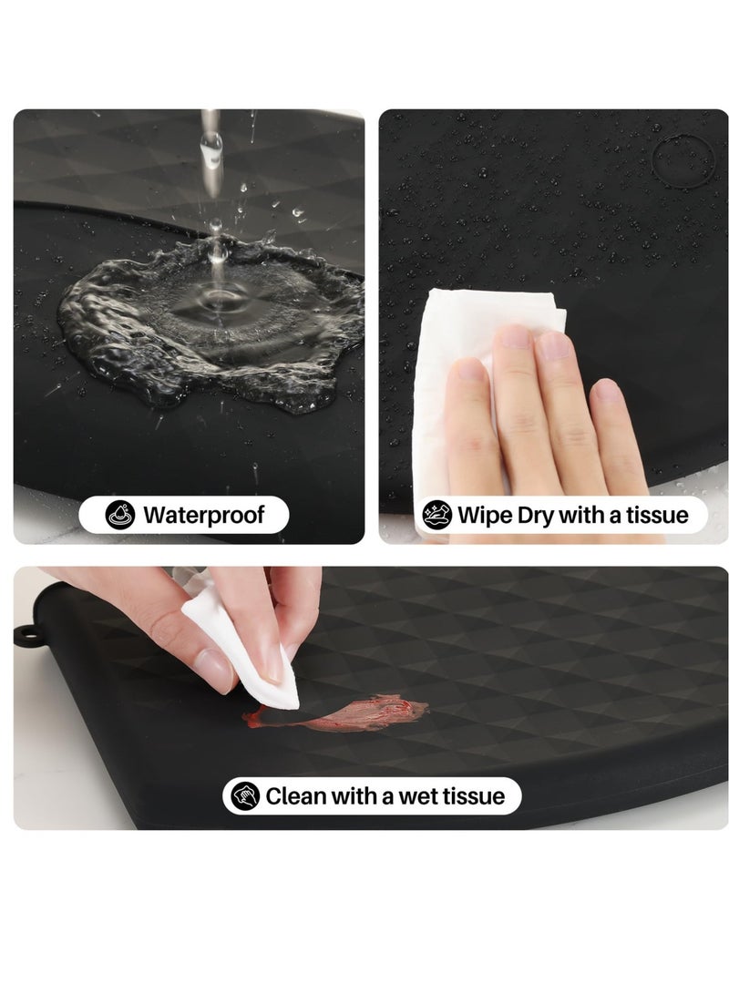 Cosmetic Bag, Make Up Bag Silicone Travel Bag, Travel Must Haves, ,Toiletry Bags for Traveling Women Dirt-resistant and environmentally friendly for travel, business travel