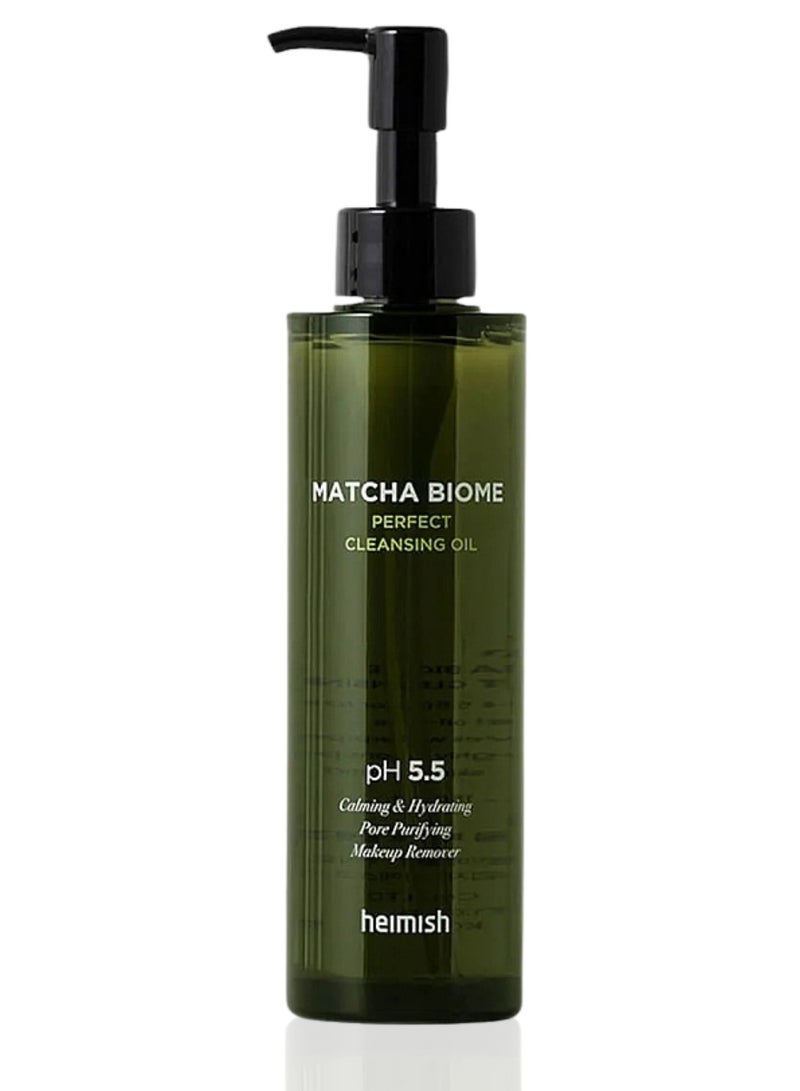 Heimish Matcha Biome Cleansing Oil - 150ml | Gentle Makeup Remover and Deep Cleanser | Infused with Matcha Extract, Antioxidants, and Hydrating Ingredients