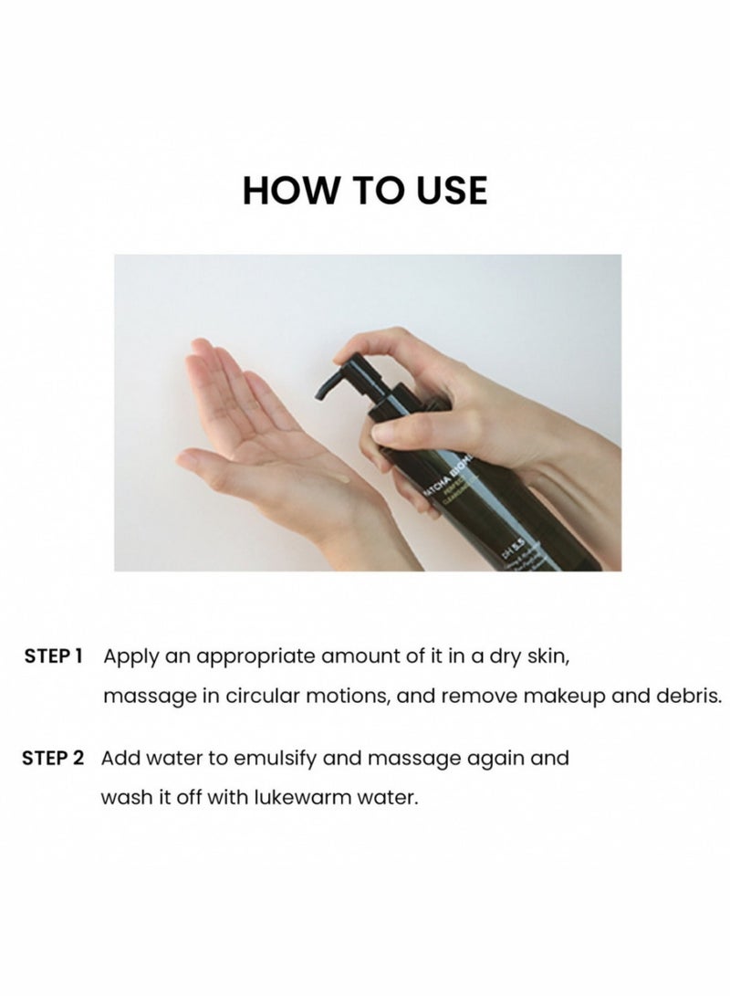 Heimish Matcha Biome Cleansing Oil - 150ml | Gentle Makeup Remover and Deep Cleanser | Infused with Matcha Extract, Antioxidants, and Hydrating Ingredients
