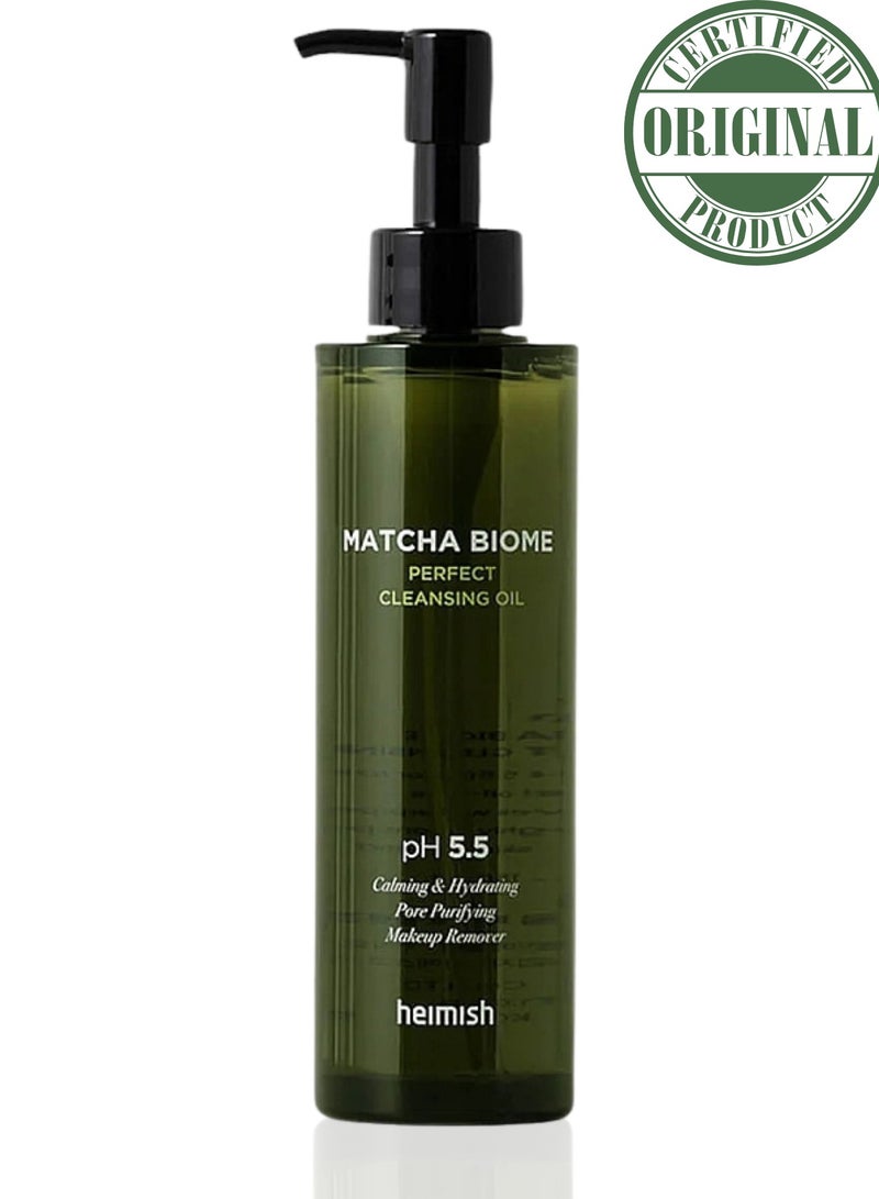 Heimish Matcha Biome Cleansing Oil - 150ml | Gentle Makeup Remover and Deep Cleanser | Infused with Matcha Extract, Antioxidants, and Hydrating Ingredients