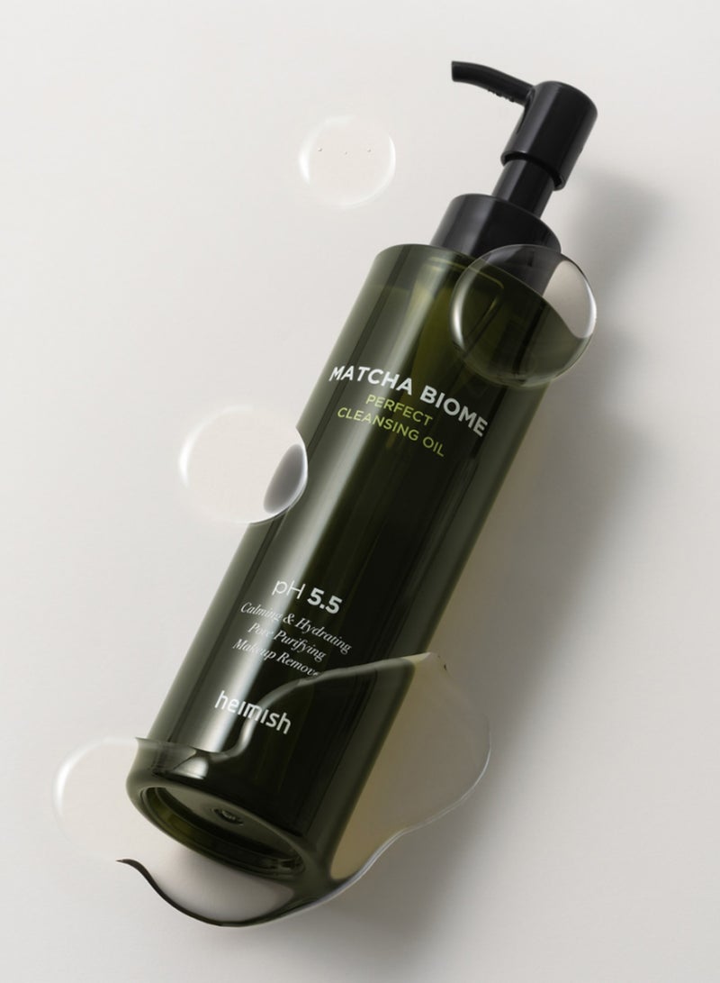 Heimish Matcha Biome Cleansing Oil - 150ml | Gentle Makeup Remover and Deep Cleanser | Infused with Matcha Extract, Antioxidants, and Hydrating Ingredients
