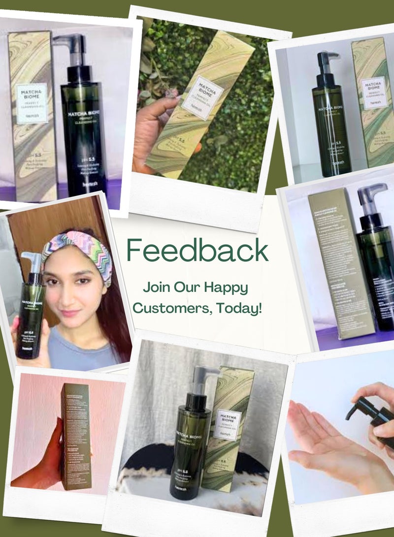 Heimish Matcha Biome Cleansing Oil - 150ml | Gentle Makeup Remover and Deep Cleanser | Infused with Matcha Extract, Antioxidants, and Hydrating Ingredients