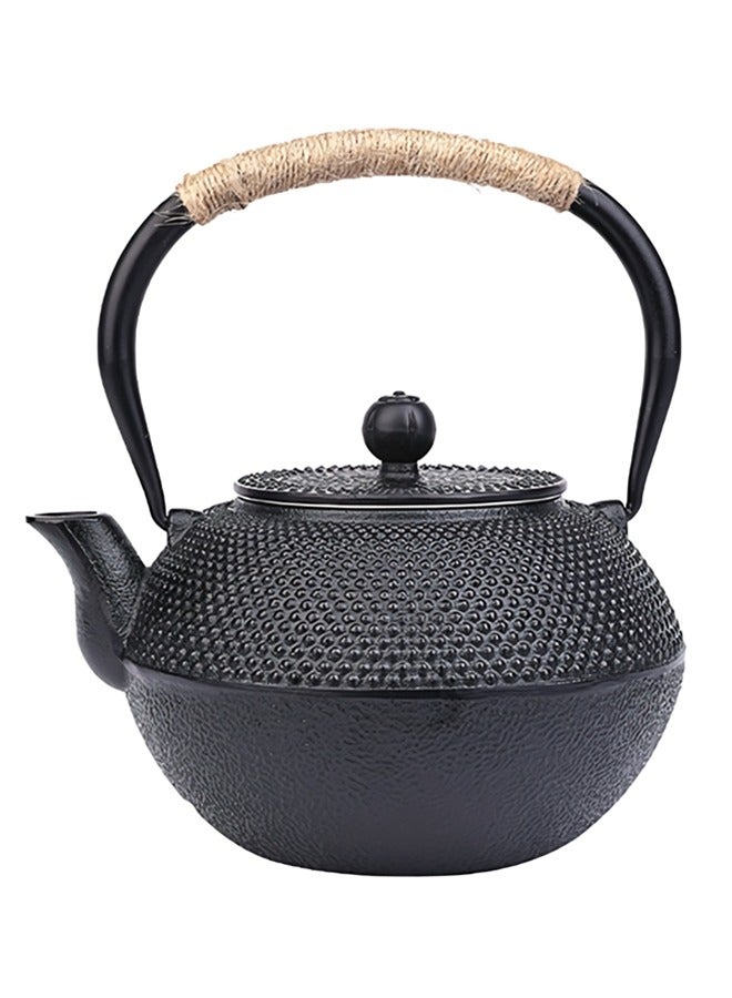 Cast Iron Teapot,40oz/1200ml Japanese Tetsubin Tea Kettle with Stainless Steel Tea Strainer and a Fully Enameled Interior,teapot with Infuser for Loose Tea,stovetop Safe Cast Iron Tea Kettle