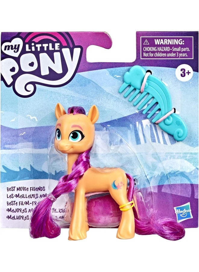 My Little Pony Best Movie Friends - Poseable Articulated Figures with Accessories - Sunny Starscout