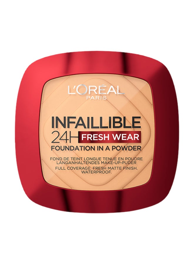 Infaillible 24H Fresh Wear Foundation In A Powder, 245 - Golden Honey