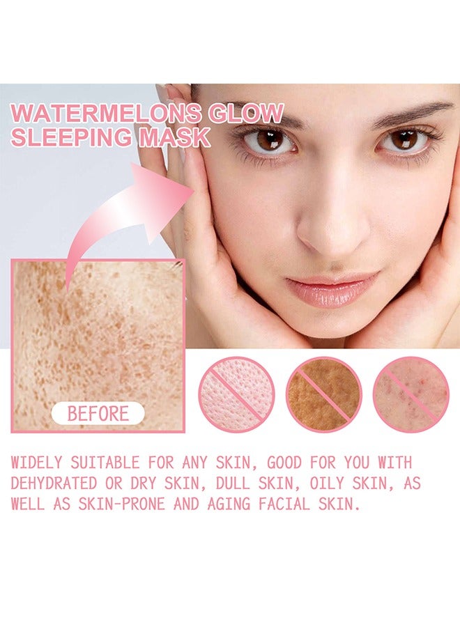 Watermelon Glow Sleeping Mask - Hydrating And Brightening Watermelon Sleeping Mask 50ML