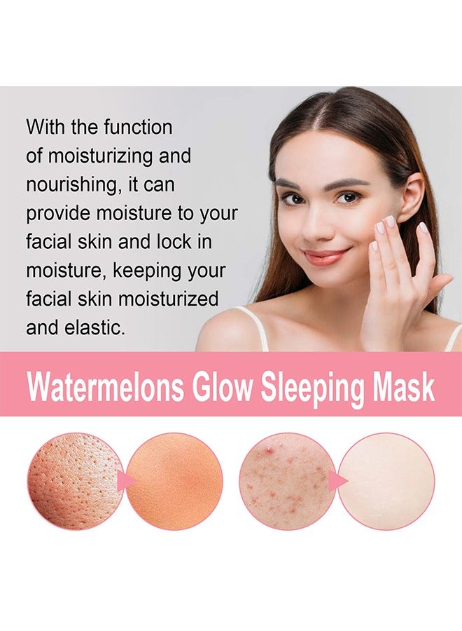 Watermelon Glow Sleeping Mask - Hydrating And Brightening Watermelon Sleeping Mask 50ML