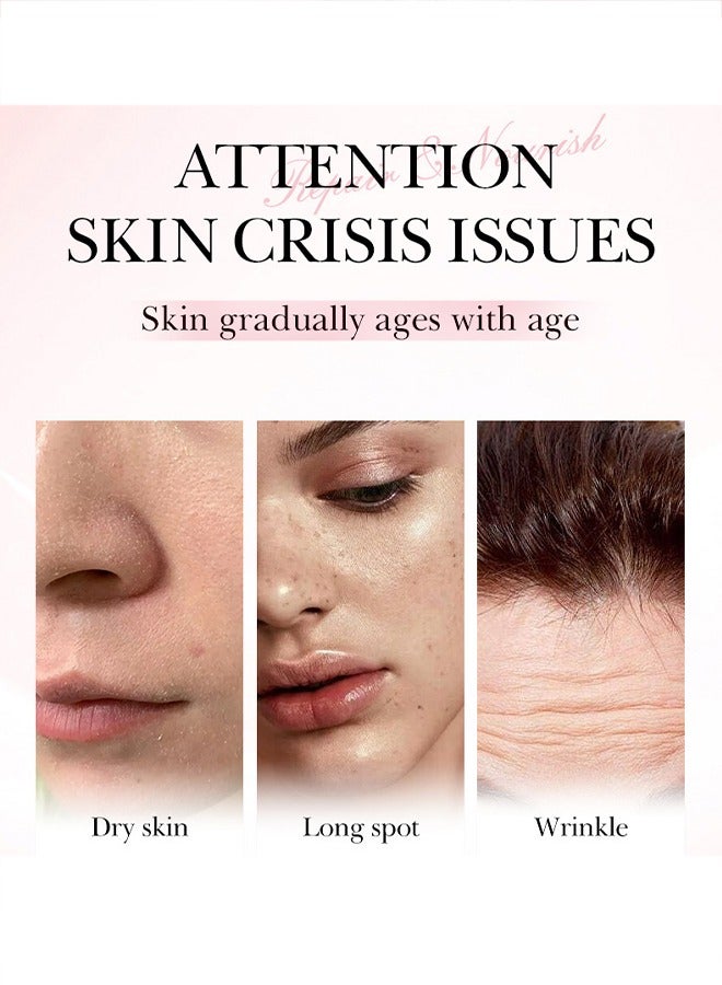 Facial Cream 4 in 1 Repair & Nourish - Strong Super Face Cream, Age Defense Formula Brightens, High Moisturizing Tender Smooth Skin 50g