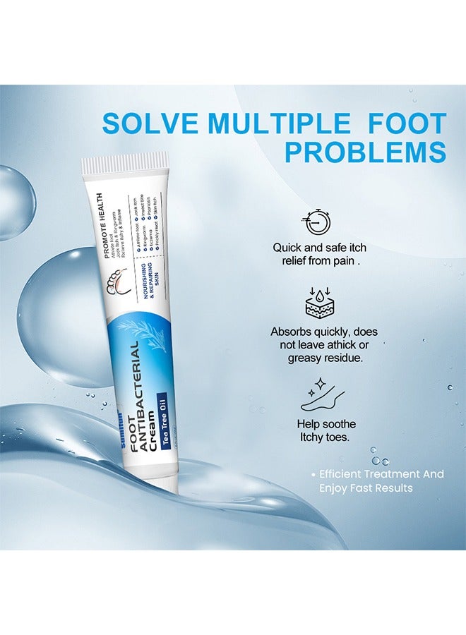 Foot Antibacterial Cream,Athlete's Foot Odor Foot Cream, Antifungal Cream, Antibacterial Cream For Athletes' Foot, Sterilization Treatment Anti-Infection Foot Care Repair 20G