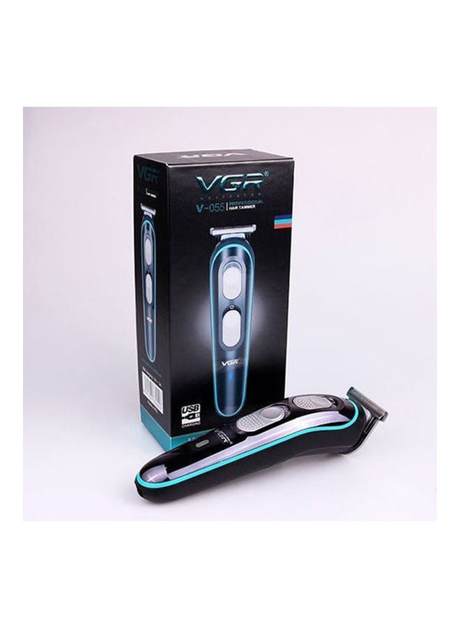 V-055-Rechargeable Hair Shaver + KM-6672 Nose And Ear Trimmer Black