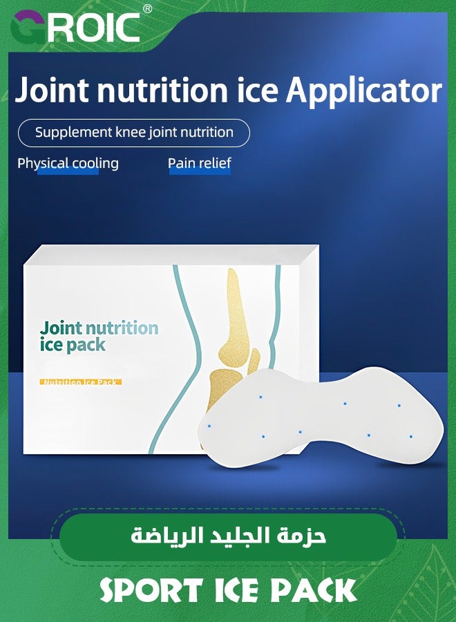 6Pcs Joint Nutrition Ice Pack,Coldest Gel Ice Pack,Ice Packs for Injuries, MultiPurpose Cold Therapy for Knee, Arm, Shoulder, Back,Cold Therapy Ice Packs for Pain Relief