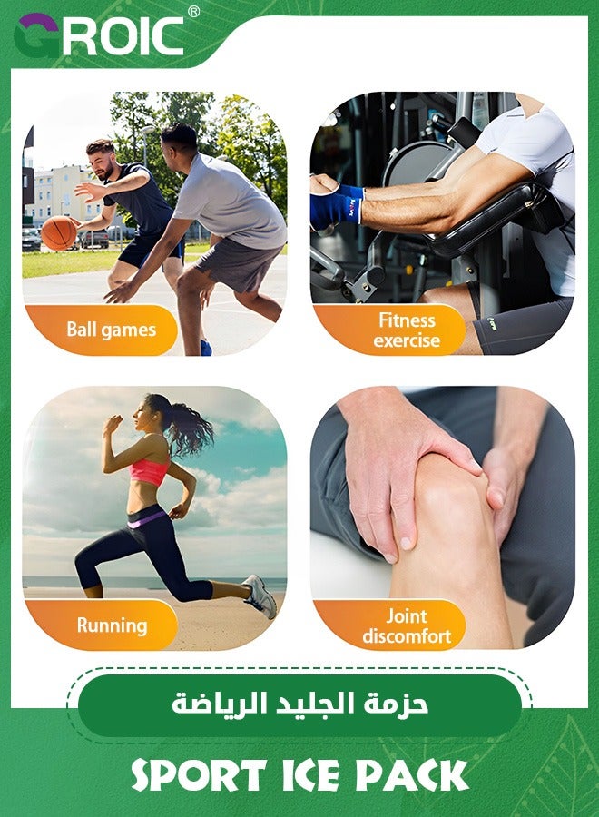 6Pcs Joint Nutrition Ice Pack,Coldest Gel Ice Pack,Ice Packs for Injuries, MultiPurpose Cold Therapy for Knee, Arm, Shoulder, Back,Cold Therapy Ice Packs for Pain Relief