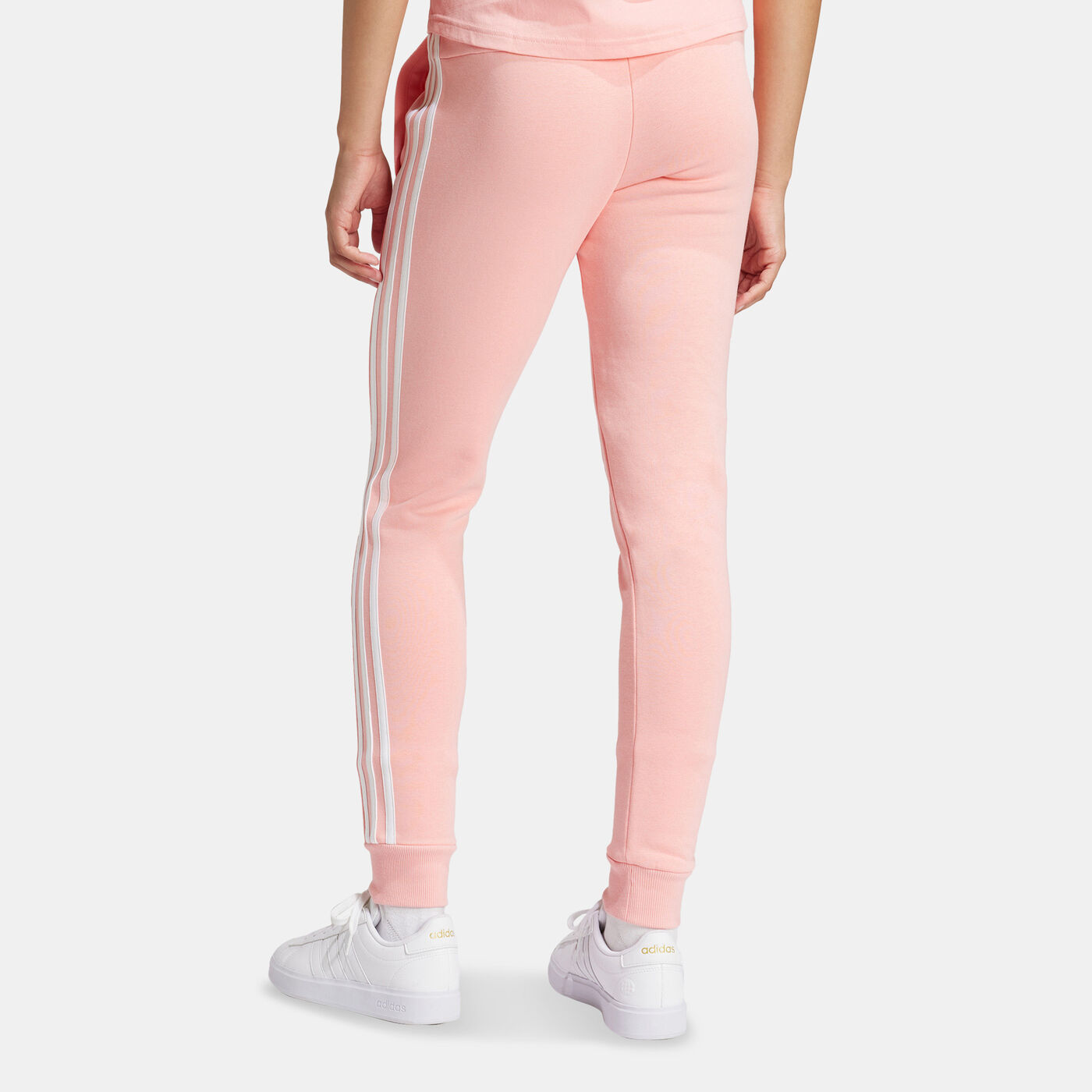 Women's Essentials 3-Stripes Fleece Pants