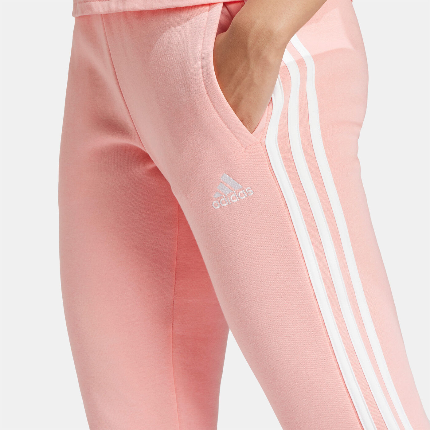 Women's Essentials 3-Stripes Fleece Pants