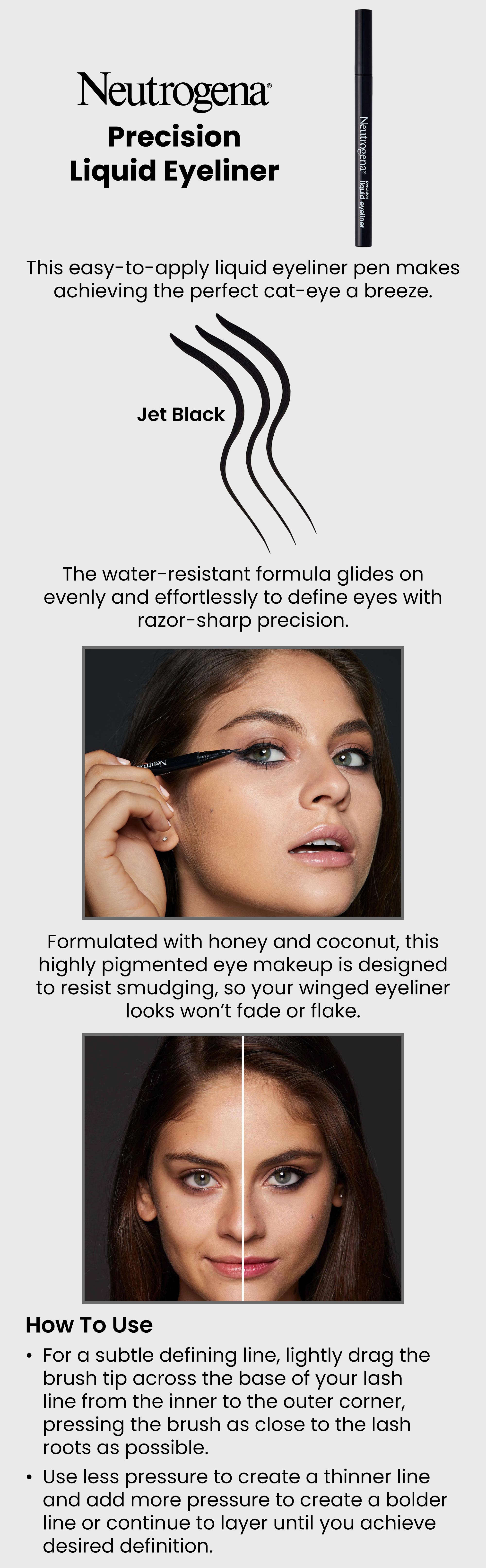 Precision Liquid Eyeliner Jet Black