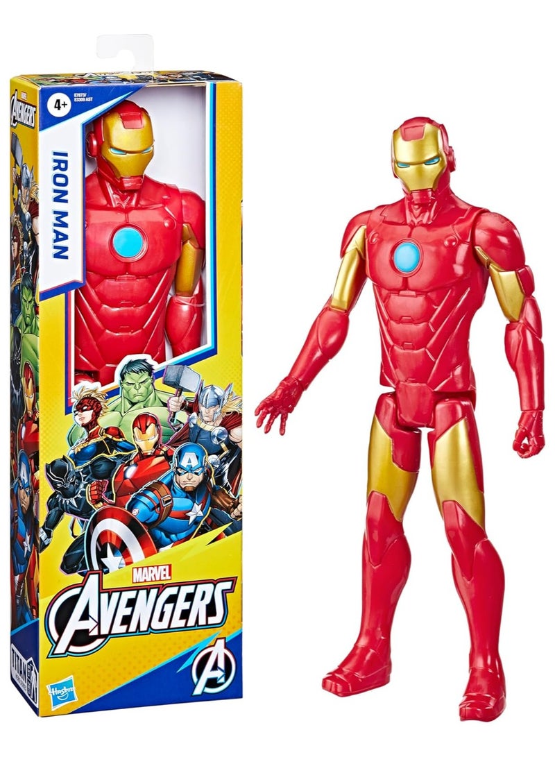 Marvel Avengers Titan Hero Series Iron Man Action Figure, 12-Inch