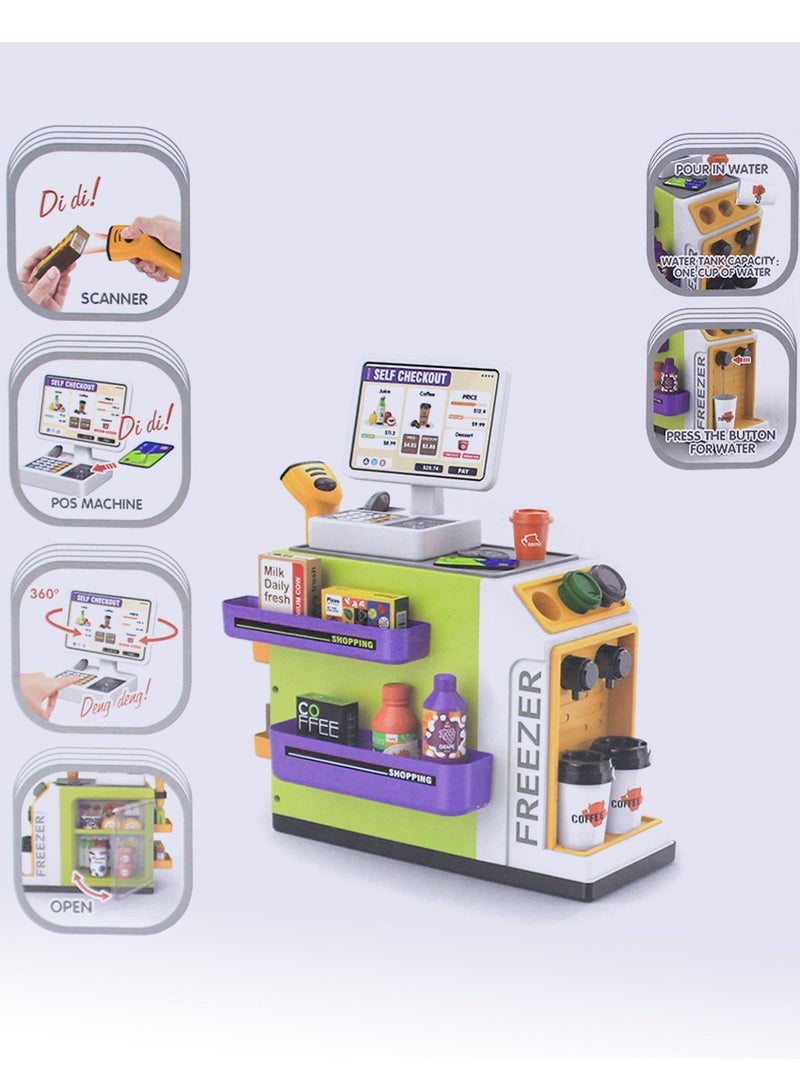 Super Market Play Set, Interactive Learning Toy, Develops Common Sense Skills